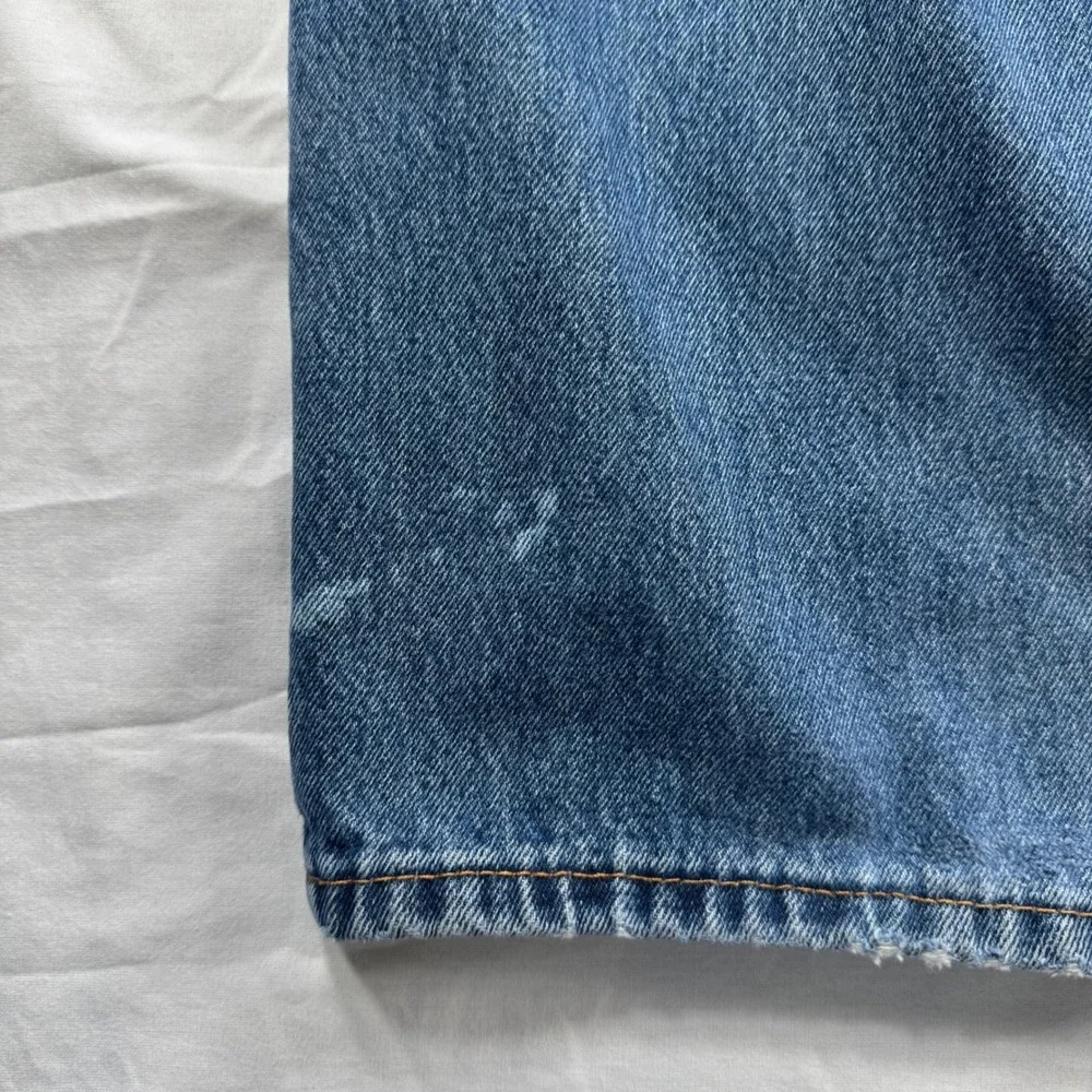 Levis 550 Relaxed Fit Jeans Mens 38x29 Blue Tapered Leg Medium Wash Workwear Dad